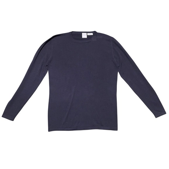 TSE Women's Black Silk Knit Crewneck Pullover Sweater Size L Old Money Classic - Picture 5 of 7